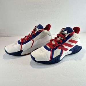 Adidas Court Vision 2.0 FY9378 White Red Blue Men's Athletic Basketball Sneakers